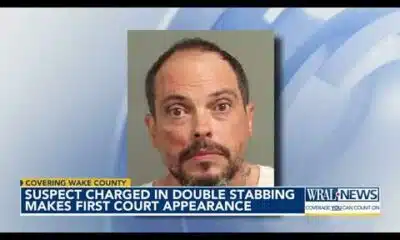 Suspect charged in double stabbing makes first court appearance