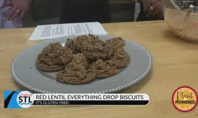 STL Veg Girl shares the health benefits of gluten-free everything red lentil drop biscuits!
