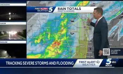 Rain totals continue to climb as storms move across Oklahoma