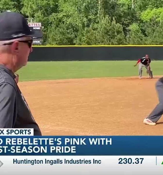 Harrison Central Softball pink with post-season pride