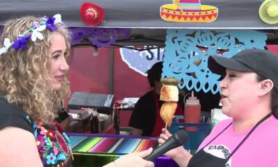 KSAT's Avery Everett speaks with booth owners, public ahead of Battle of Flowers parade