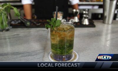 Making a mint julep with Delish magazine