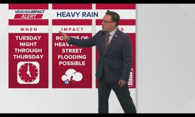 Weather Impact Alert: Flooding threat from Tuesday night to Thursday