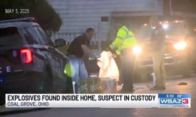 Suspect in custody after explosive materials found in home