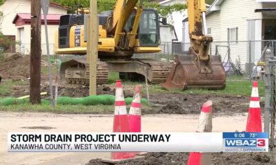 Storm drain project underway