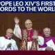 Pope Leo XIV: First appearance and first words | FOX 7 Austin