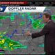 Scattered storms move out tonight... Nice Friday