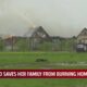 11-year-old saves her family from burning home