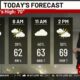 First Alert Forecast: Morning showers, afternoon storms (May 9)