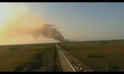 All roads out of the Florida Keys are closed due to brush fire