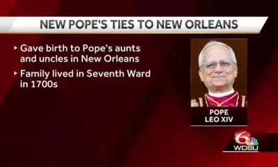 Pope Leo XIV has strong Creole ties to New Orleans