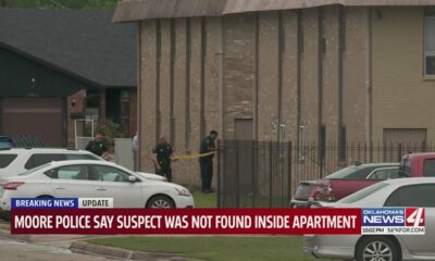 Moore police say suspect was not found inside apartment