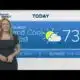 AM Weather (5/10): Variably cloudy with a slight chance for spotty showers later, highs in the low t