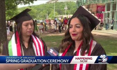 Graduation weekend concludes at the University of Arkansas