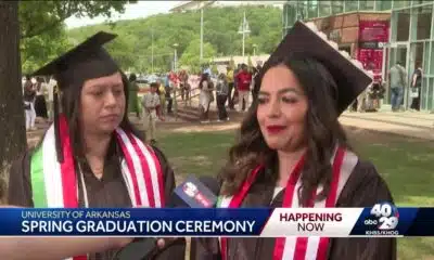 Graduation weekend concludes at the University of Arkansas