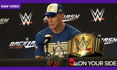 Raw video: John Cena is interrupted during the post-event press conference following WWE Backlash