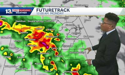 Scattered showers and storms return to Alabama's weather forecast on Mother's Day, some severe