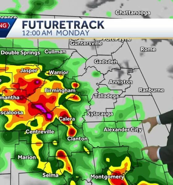 Scattered showers and storms return to Alabama's weather forecast on Mother's Day, some severe