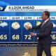 Rounds of showers and storms on Monday