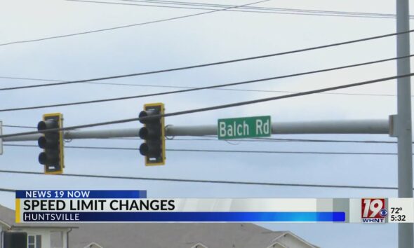 Speed Limit Changes | May 11, 2025 | WHNT News 19 Sunday Evening
