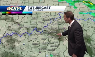 Spotty showers return Tuesday afternoon