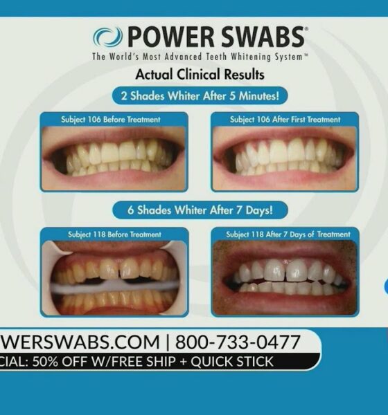 Power Swabs offers 50% off teeth whitening!