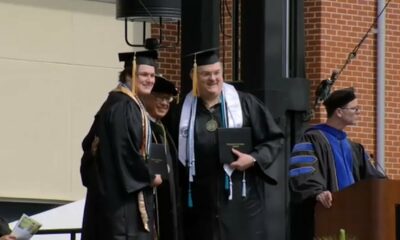 Big Weather gets his degree, graduates alongside youngest son
