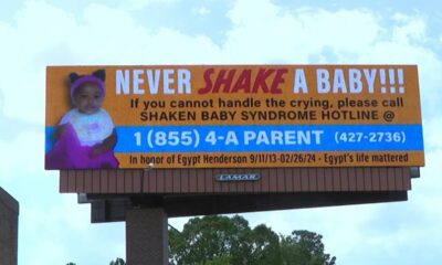 Mother of murdered child uses billboard to spread awareness