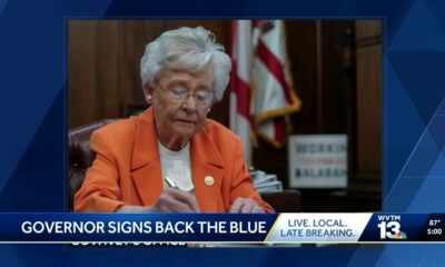 Gov. Ivey signs controversial 'Back the Blue' bill protecting police