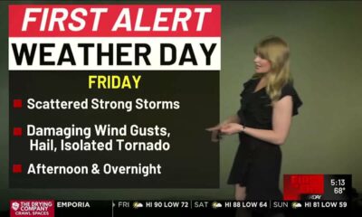 Severe storms possible Friday afternoon into evening