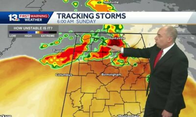 Severe storms in Alabama's Saturday and Sunday forecast with wind and hail, low tornado threat