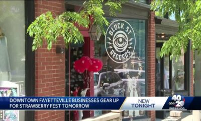 Fayetteville shops go all in for Strawberry Festival preparations