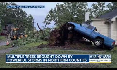 Power is still out for thousands of customers after powerful storms, last night