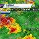Heavy thunderstorms with strong winds and hail ongoing across Central Alabama early Sunday.