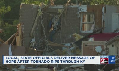Officials deliver message of hope after deadly tornado rips through Kentucky