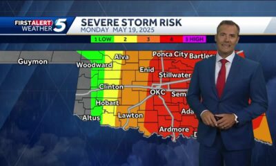 FORECAST: Dangerous storm risk Monday in Oklahoma (May 19, 2025)