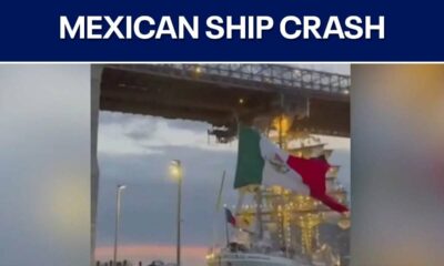 Mexican Navy ship crashes into Brooklyn Bridge; investigation underway | FOX 7 Austin