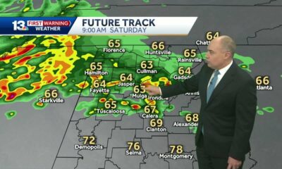 Alabama's threat of rain and strong storms increasing in the Memorial Day weekend forecast