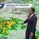 Cool with a few showers this holiday weekend