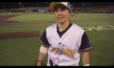 Holly Springs Salamanders catcher is league's first female baseball player