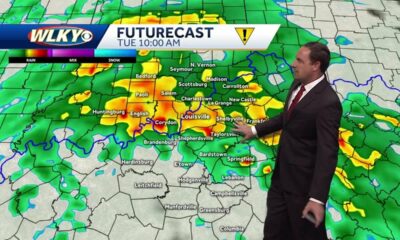 Scattered showers return to Louisville Tuesday