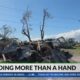 Irvine woman donates mobile home to family who lost everything in London tornado