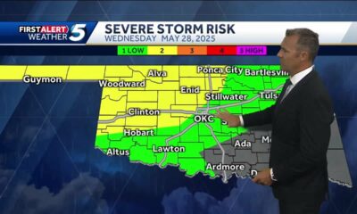 TIMELINE: Oklahoma to see severe storms late Wednesday night (May 28, 2025)