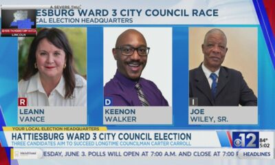Three candidates vie for Hattiesburg Ward 3 Council seat