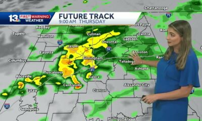 Scattered showers in the Alabama forecast on Thursday before a cold front brings weather changes ...