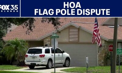 Disabled veteran sued by Florida HOA over flagpole for which he has permit