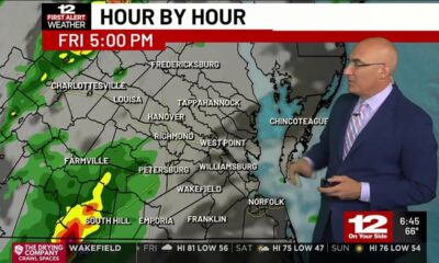 First Alert Forecast: Friday's strong late-day storms