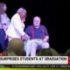 Principal Greg Musik surprises students at Mary Munford graduation