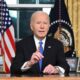 President Joe Biden delivers his farewell address to the nation from the Oval Office of the White House on Jan. 15, 2025, in Washington, D.C. (Photo by Mandel Ngan - Pool/Getty Images)