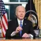 President Joe Biden delivers his farewell address to the nation from the Oval Office of the White House on Jan. 15, 2025, in Washington, D.C. (Photo by Mandel Ngan - Pool/Getty Images)